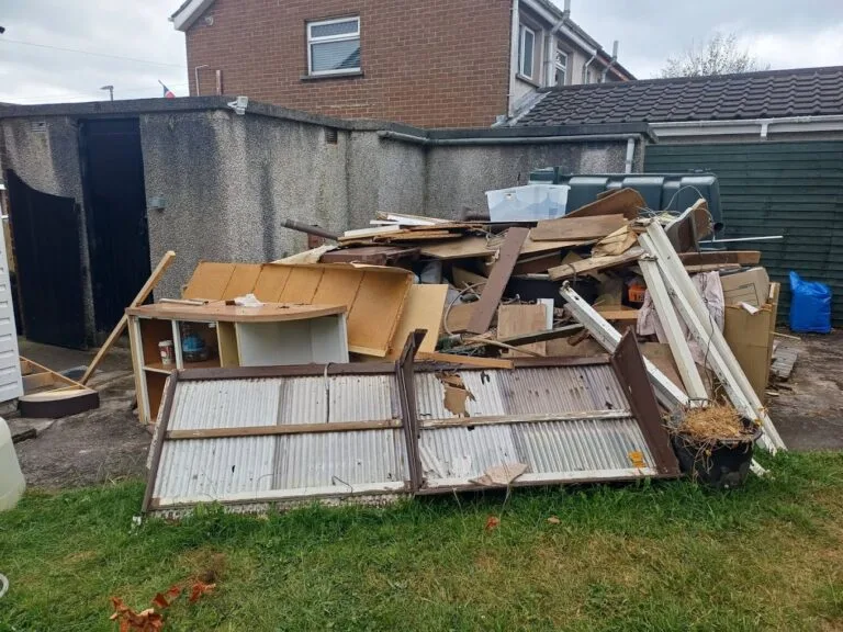 Before: Renovation waste removal in Antrim