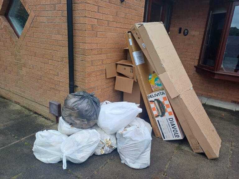 Before: Household and renovation waste removal in Galgorm
