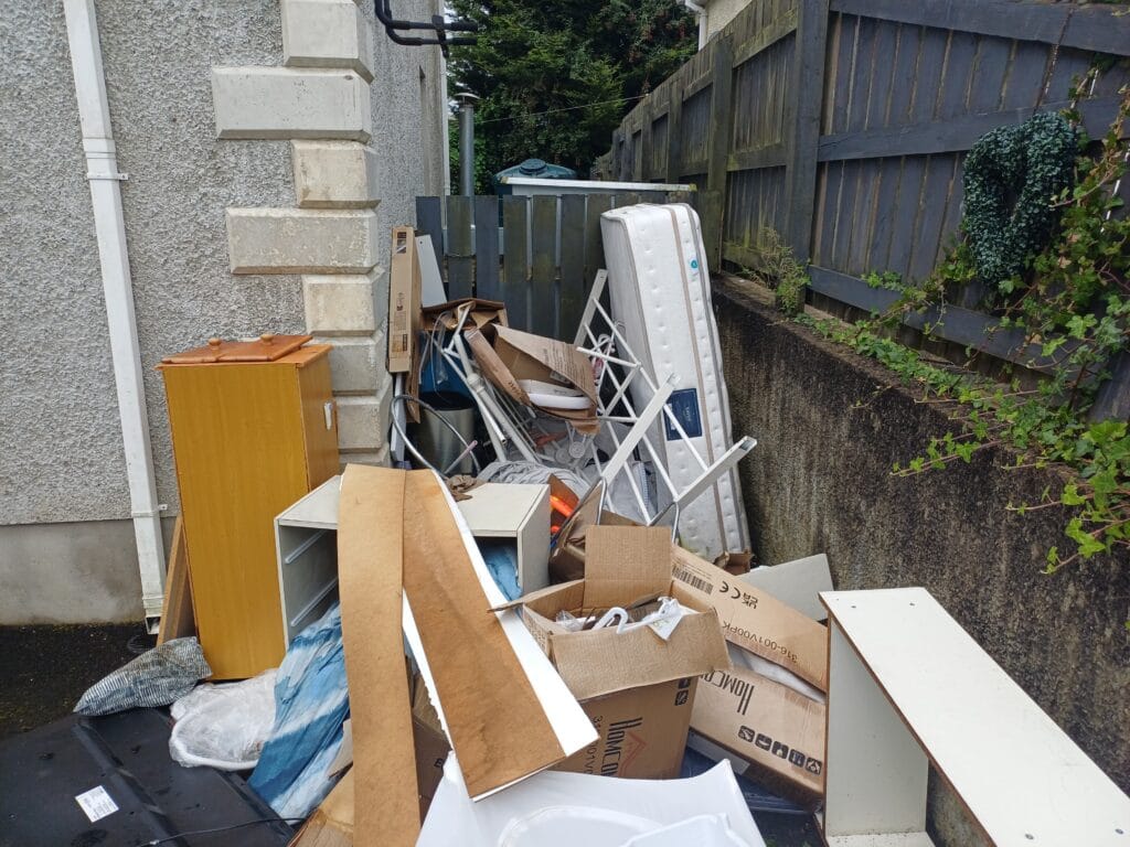 Before — Household and bulky waste clearance in Ballymena