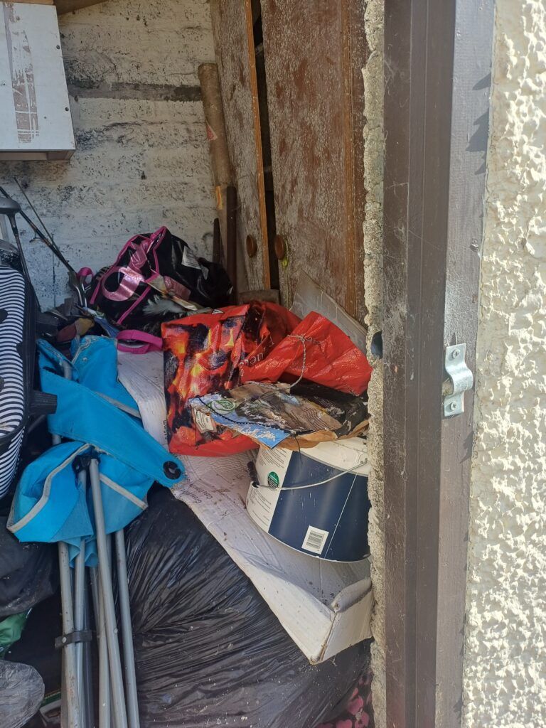 Before — Old coal shed clearance in Ballymena